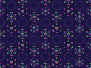 Spring. Colors.  polygon.  mosaic. Pattern without seams