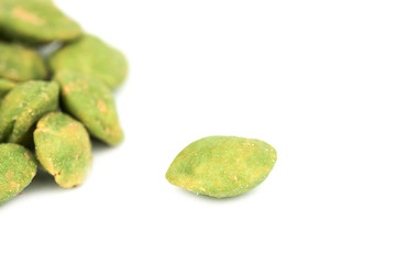 Natural fresh green wasabi nuts