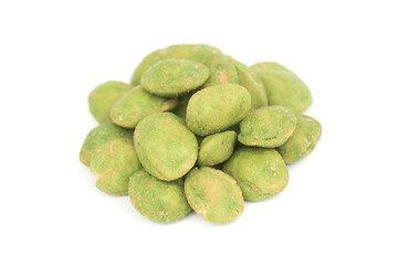 Natural fresh green wasabi nuts