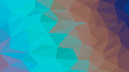 Fototapeta premium Abstract background with triangles. Colorful low poly concept backdrop. Abstract low poly wallpaper