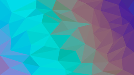 Abstract background with colorful triangles. Low poly concept