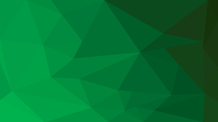 Fototapeta premium Beautiful modern green low poly concept