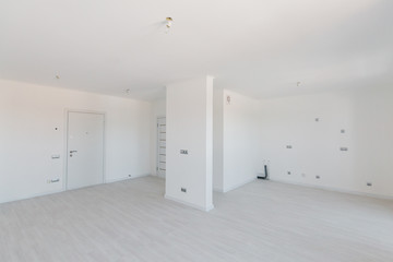 bright new unfurnished apartment with clean interior