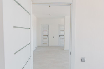 bright new unfurnished apartment with clean interior