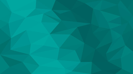 Abstract turquoise low poly modern concept background