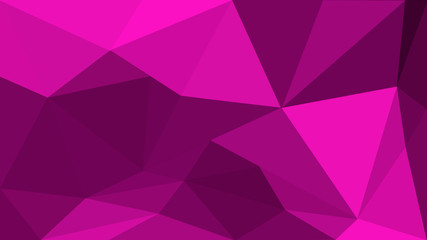 Naklejka premium Abstract background with triangles. Purple low poly backdrop