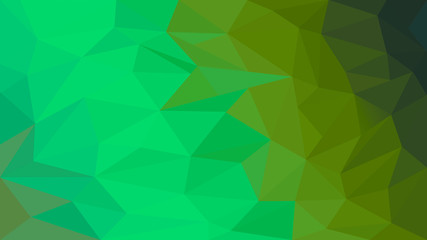 Fototapeta na wymiar Abstract green low poly background. Green geometric wallpaper
