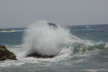 WAVES AND ROCKS