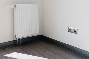 heater in a stylish apartment