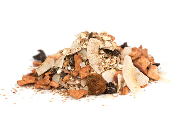 Natural fruit muesli (healthy cereal)