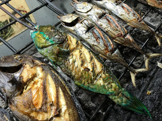 fisch, grill,