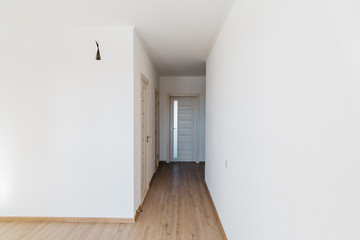 bright new unfurnished apartment with clean interior
