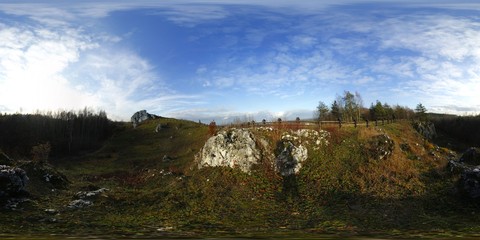 Limestone Rocks HDRI Panorama