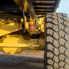 Detail of a construction vehicle