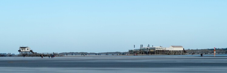 Obraz premium Panorama Badstrand St. Peter-Ording