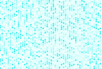 Light BLUE vector background with bubbles.