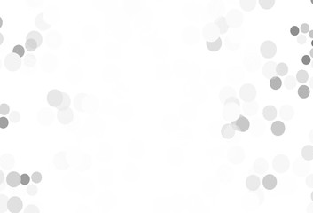 Light Gray vector background with spots.