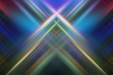 Intersected light beams abstract art texture/background