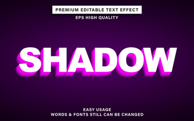 shadow text effect