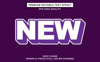 new text effect