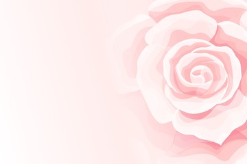 Fototapeta na wymiar Flower soft background with cream rose flower bud