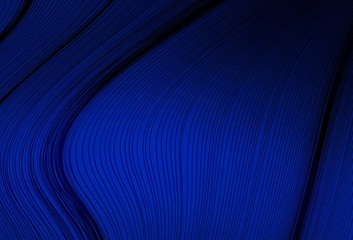 Dark BLUE vector blurred shine abstract background.