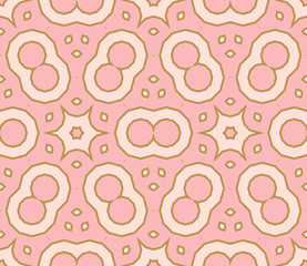 Abstract thin line seamless pattern. Linear ornamental geometric background. Wrapping paper. Vector illustration.           