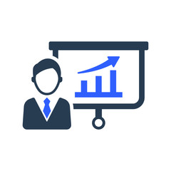 Growth presentation Icon