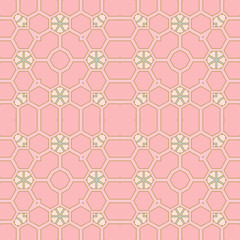 Abstract thin line seamless pattern. Linear ornamental geometric background. Wrapping paper. Vector illustration.           