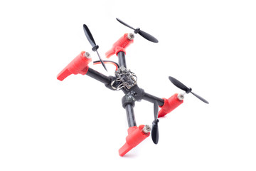 mini carbon drone turning
