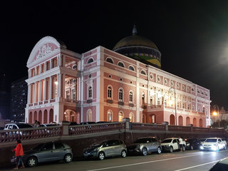 Fototapeta na wymiar Amazonas Theater in Manaus Brazil