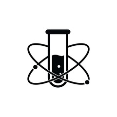 Chemical test tubes icons, vector 
Illustration