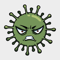 2019-nCoV coronavirus pandemic illustration