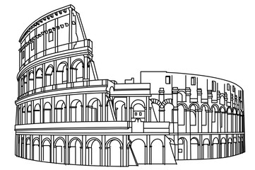 Coliseo Romano - obrazy, fototapety, plakaty