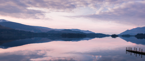 Dusk over Derwent Water