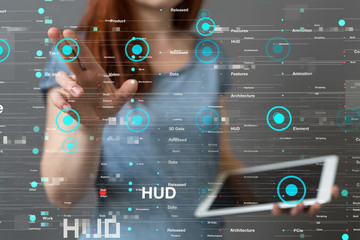 Innovation futuristic digital data binary code background technology