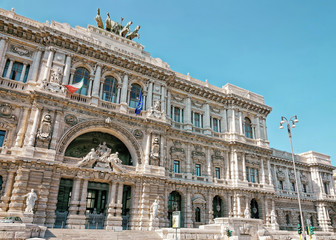 Fototapeta na wymiar Supreme Court of Cassation in Rome of Italy
