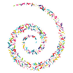 Rainbow Celebration Splash Wallpaper. Dust Pattern. Dust Celebration Banner. Rainbow Decoration Postcard.