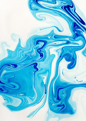 Decorative liquid marble texture. Abstract painting. 
