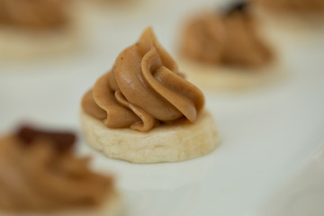 Close up of healthy and creative snack for kids