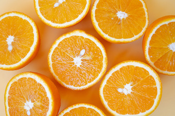 background of juicy orange