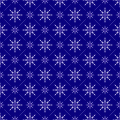 seamless snowflake pattern