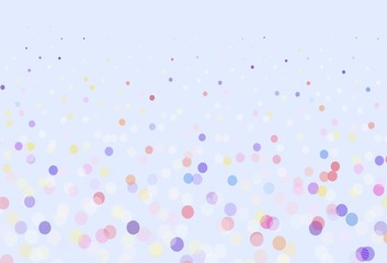 Light Multicolor vector layout with circle shapes.