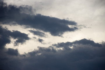 Obraz premium Céu Encoberto Nuvens Escuras