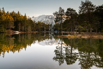 Landschaft spiegelt sich in S&uuml;dtirol