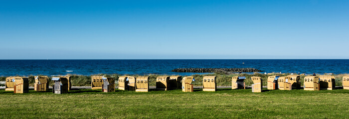 Strandkorb, Ostsee, Germany