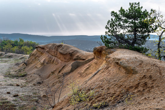 Abandoned sandmine in Hungary