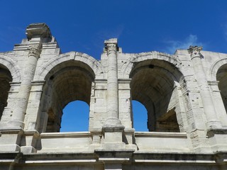 Obraz premium Arles, France, Roman Arena, Detail