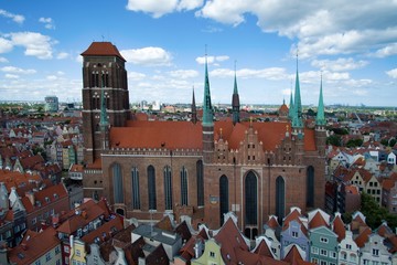 Gdańsk Polska Katedra  - obrazy, fototapety, plakaty