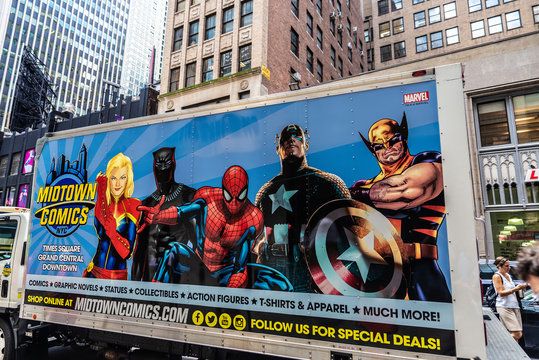 Midtown Comics Times Square in New York City, USA